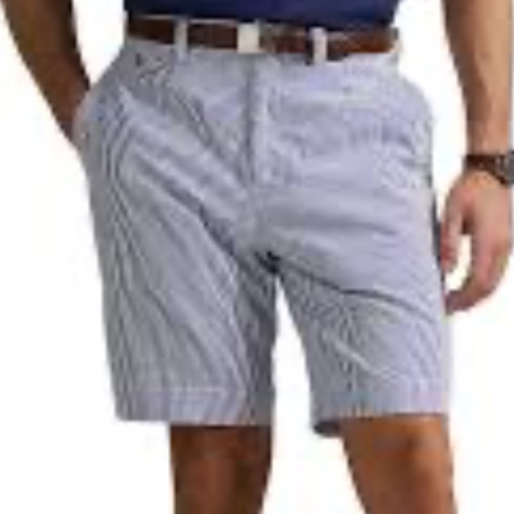 Polo Ralph Lauren Blue and White Striped Men's Shorts - Picture 16 of 16